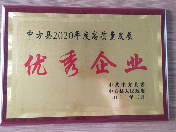 广西2020年度高质量发展优 秀企业